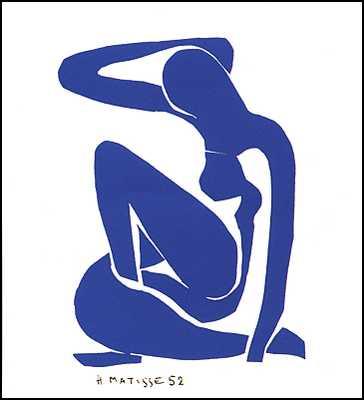Matisse, Blue Nude, 1952